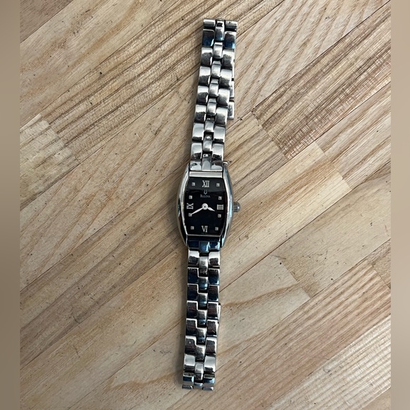 Bulova Ladies Watch Abalone Dial Stainless Bracelet Hidden Clasp 96C97 - Picture 6 of 15